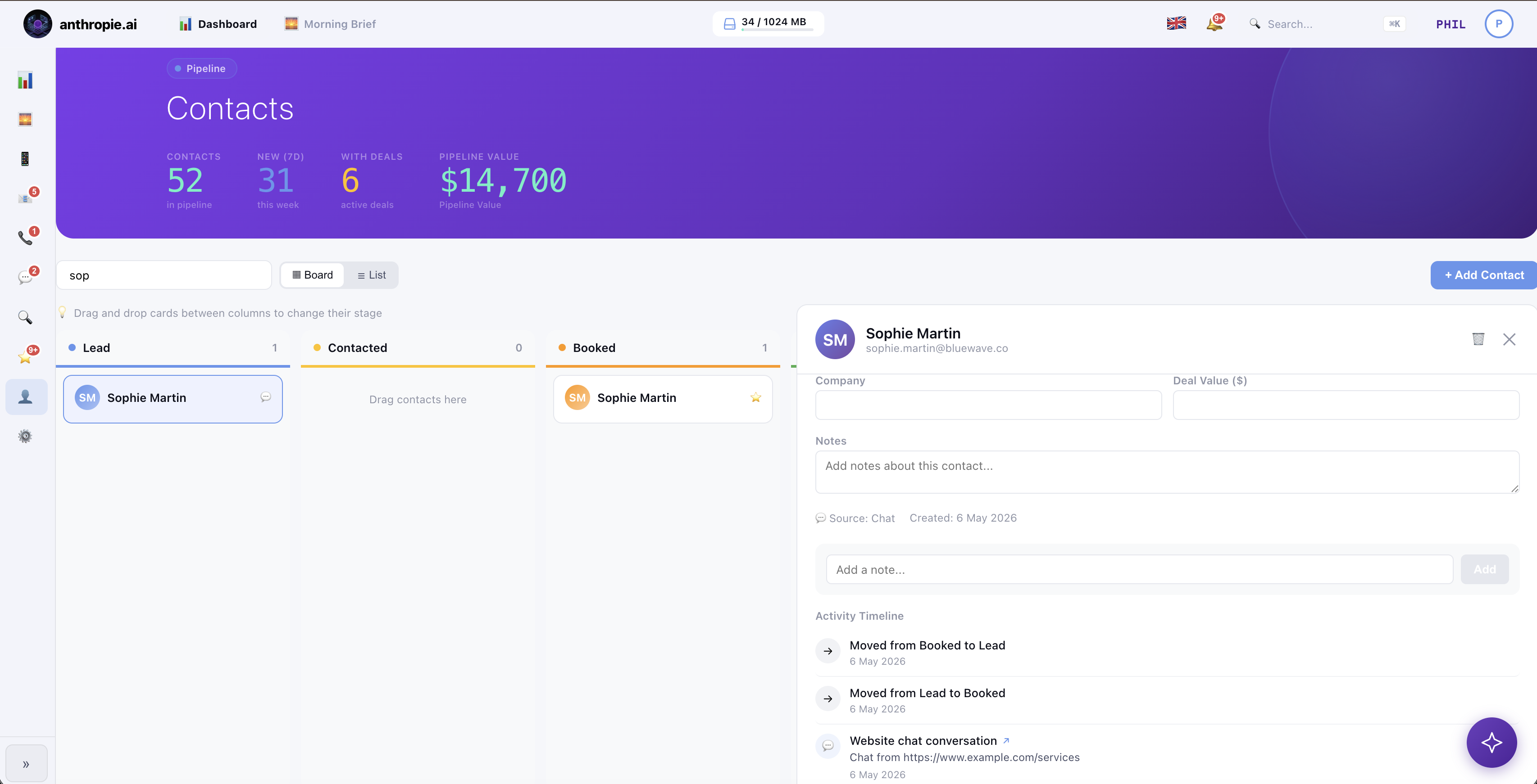 AI Live chat