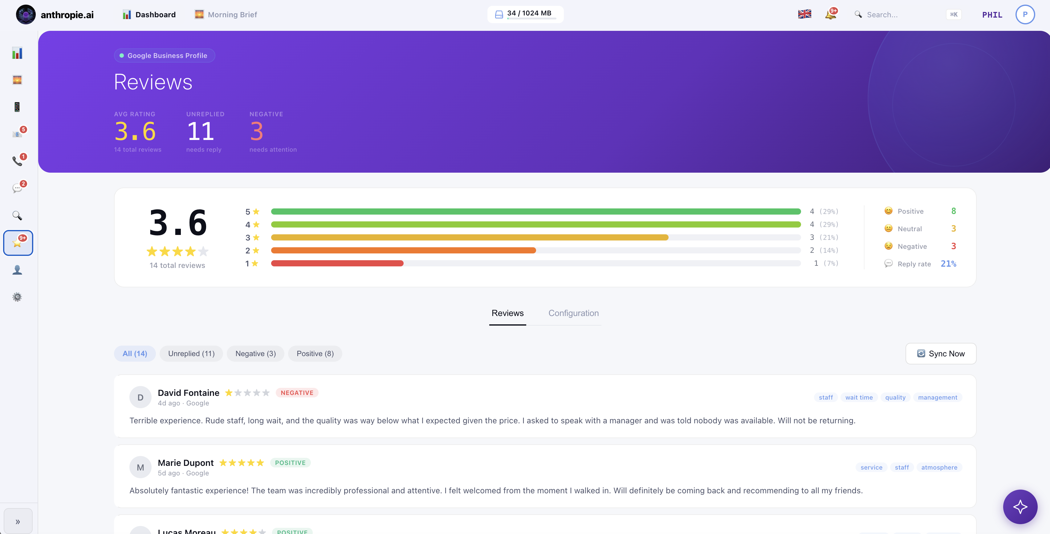AI reviews